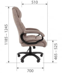 Офисное кресло CХАИРМАН ДОМ (Хоме) 401 Темно-бежевый / CHAIRMAN (Home)