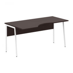 Стол эргономичный левый IMAGO Plus СА-1P(Л) Венге Магия Белый