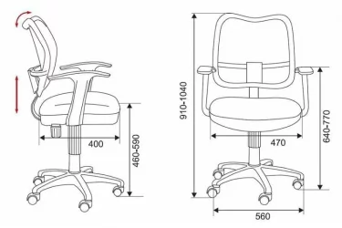 Кресло офисное Бюрократ CH-797AXSN/26-28
