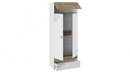 Шкаф для одежды Оксфорд ТД-139.07.22 Ривьера Белый с рисунком