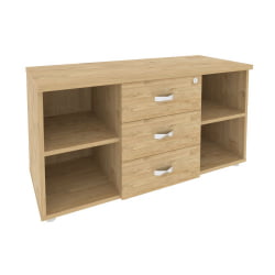 Тумба сервисная с ящиками ОНИКС О.ТС-11 Тиквуд светлый / ONIX O.TS-11