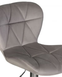 Стул барный DOBRIN BARNY (серый велюр (MJ9-75)) 2 шт