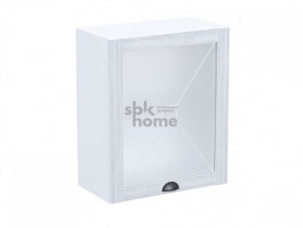 Шкаф со стеклом ШСТ-60, Кантри (600*320*742) Сосна Андерсен, 21030 