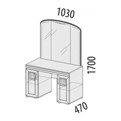 Туалетный столик Тиффани 93.06