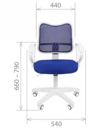 Компьютерное кресло Chairman 450 LT Белый пластик Серый