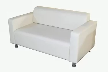 Диван с металлическими ножками Блэк 2000 Остин Уайт