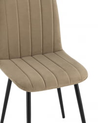 Стул Easy велюр капучино 4 шт. комплект