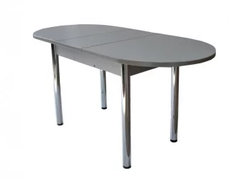 Стол обеденный Универсальный 32мм ХРОМ мет.напр. 3 кат.108 8514 круги ЛДСП венге