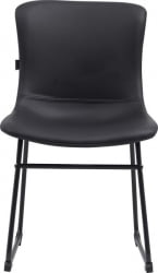 Кресло для посетителей Everprof Expo CF Экокожа Черный