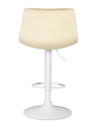 Стул барный DOBRIN TAILOR WHITE (бежевый велюр (MJ9-10)) 2 шт