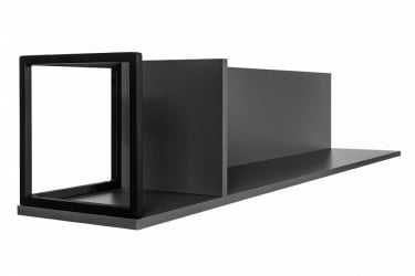 Полка навесная City большая графит