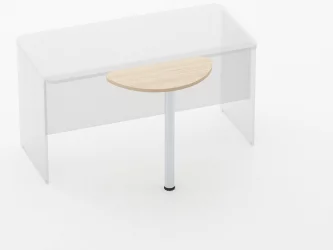 Приставка-полукруг Glassy 2.14 Орех