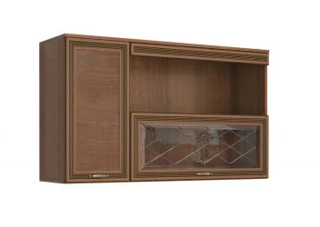 Полка навесная Ливорно ЛН-4  Орех донской