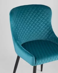 Стул мягкий Ститч велюр (Темно-бирюзовый)