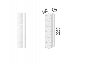 Стеллаж Николь 901.17