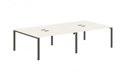 Бенч-система 4-местная EDIS EUWST 3116 Ясень Траун Мокко