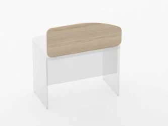 Экран разделительный Glassy 5.12.10 Дуб молочный