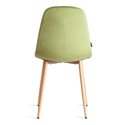 Стул BREEZE (mod. JSC-58) Велюр/металл , 44 х 53 х 86 см, Green (зеленый) HLR54 / натуральный