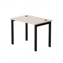 Стол прямой на металлокаркасе, опоры 45 гр Everprof EVO 254S001 Кашемир Черный