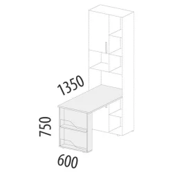 Письменный стол Аляска 501.16