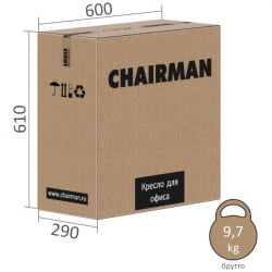 Детское компьютерное кресло CHAIRMAN CH107 ткань голубой (M)