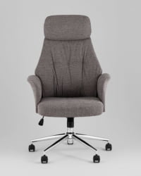 Кресло офисное ТопЧаирс Неома темно-серый ткань / TopChairs Neoma