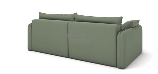 Диван Лофт  прямой ткань Jasper ash (1280*2320*810) Серый, 2117895/50634/9