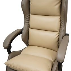 Кресло 897 KINGQUEEN, цвет светло-серый/бежевый, 897-lgray-beige