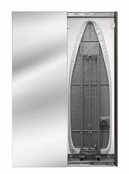 Дизайнерский шкаф Iron Slim (левый, купе) Венге