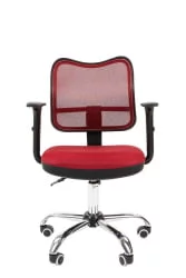 Офисное кресло для оператора CHAIRMAN 450 Chrome New Красный