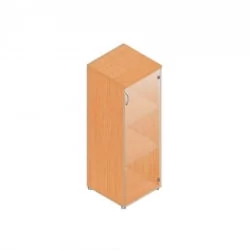 Шкаф для документов с прозрачными стеклами Р.Пс-3СБ Дуб Кронберг