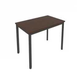 Стол письменный на металлокаркасе СЛИМ СЙСТЕМ С.СП-3.1 Венге-Антрацит / SLIM SYSTEM