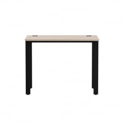 Стол прямой на металлокаркасе, опоры 45 гр Everprof EVO 254S001 Дуб Соната Черный