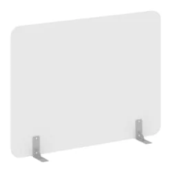 Перегородки на металлических опорах на фетровых подпятниках Р-лине ДП.Ф-160-120 Белый / R-line DP.F-160-120