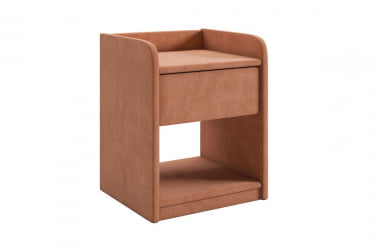 Тумба дизайнерская Аманда 2 TM-003.2 персик (велюр)