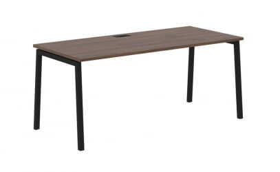 Стол письменный ЕДИС ЕЛСТ 1780 Дуб Денвер темный Черный / EDIS ELST