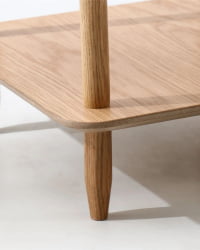 Журнальный столик Stiff 40x40 Светлое дерево