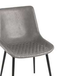 Стул Деймон экокожа Серый