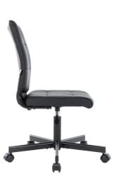 Кресло для персонала Everprof EP-300 Экокожа Черный