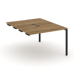 Двойной стол-приставка к опорным тумбам/шкафам CONCEPT CN.DSPR-002 Сандал Янтарный Антрацит