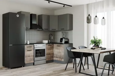 Угловая кухня Гранж 2000х1200