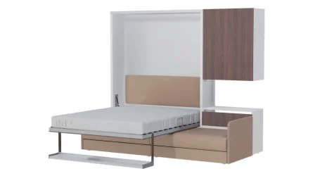 Диван дсп (лдсп) Лайт К 1600 со шкафом Белый Дуб Сантана Либерти 5