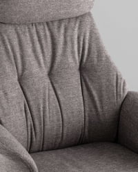 Кресло офисное ТопЧаирс Неома темно-серый ткань / TopChairs Neoma