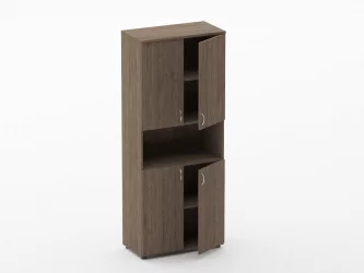 Шкаф высокий закрытый с нишей Twin 16.16.151 Дуб Верцаска