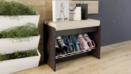 Тумба Тайм тип 1 Венге цаво/кож.зам. Крем