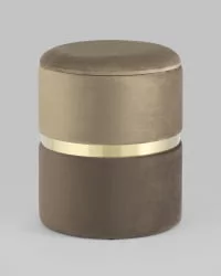 Банкетка Кэрри с ящиком велюр Коричневый