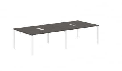 Бенч-система 4-местная EDIS EUWST 3113 Мокко Белый