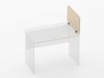 Экран разделительный прямой Glassy 5.14.06 Венге