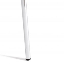 Стул SKALBERG (mod. C-084-A) металл/пластик, 46 х 56 х 79 см, Black (черный) / Chrome (хром)