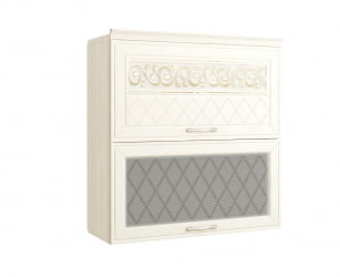 Шкаф-витрина кухонный (с системой плавного закрывания) Тиффани 19.09.1